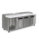 Koolmore KM-RPPS-3DSS 92" Three Door Refrigerated Pizza Prep Table addl-4