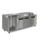 Koolmore KM-RPPS-3DSS 92" Three Door Refrigerated Pizza Prep Table addl-3