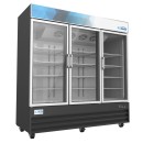 Koolmore MDR-3GD 78" Three Glass Door Merchandiser Refrigerator in Black addl-4