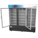 Koolmore MDR-3GD 78" Three Glass Door Merchandiser Refrigerator in Black addl-5