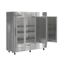 Koolmore RIR-3D-SS 80" Three Solid Door Reach In Refrigerator addl-3