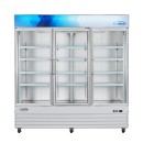Koolmore MDF-3GD-52C-WH 80" Three Glass Door Merchandiser Freezer in White addl-4