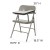 Flash Furniture HF-309AST-LFT-GG Premium Steel Folding Chair with High Pressure Tablet Arm addl-1