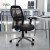 Flash Furniture LF-W42-L-GG Mid-Back Super Mesh Office Chair with Black Italian Leather Seat and Knee Tilt Control addl-5