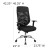 Flash Furniture LF-W952-GG High Back Mesh Office Chair with Mesh Back and Mesh Fabric Seat addl-1