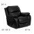 Flash Furniture MEN-DA3439-91-BK-GG Black Leather Rocker Recliner addl-1