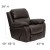 Flash Furniture MEN-DA3439-91-BRN-GG Brown Leather Rocker Recliner addl-1