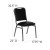 Flash Furniture NG-108-SV-BK-VYL-GG HERCULES Series Black Vinyl Stacking Banquet Chairs with Silver Vein Frame addl-1