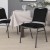 Flash Furniture NG-108-SV-BK-VYL-GG HERCULES Series Black Vinyl Stacking Banquet Chairs with Silver Vein Frame addl-2