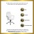 Flash Furniture QD-5058M-WHITE-GG Eco-Friendly White Leather Mid-Back Executive Office Chair addl-1