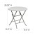 Flash Furniture RB-32R-GW-GG 32" Round Granite White Plastic Folding Table addl-1