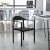 Flash Furniture RUT-418-BK-GG HERCULES Series 1000 Lb. Capacity Black Plastic Cafe Stack Chair addl-2