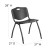 Flash Furniture RUT-D01-BK-GG HERCULES Series 880 Lb. Capacity Black Plastic Stack Chair addl-1