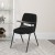 Flash Furniture RUT-EO1-01-PAD-LTAB-GG Black Padded Ergonomic Shell Chair with Left Handed Flip-Up Tablet Arm addl-2