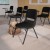 Flash Furniture RUT-EO1-01-PAD-RTAB-GG Black Padded Ergonomic Shell Chair with Right Handed Flip-Up Tablet Arm addl-2