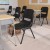 Flash Furniture RUT-EO1-BK-GG HERCULES Series 880 Lb. Capacity Black Ergonomic Shell Stack Chair addl-2