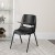 Flash Furniture RUT-EO1-BK-LTAB-GG Black Ergonomic Shell Chair with Left Handed Flip-Up Tablet Arm addl-1