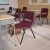 Flash Furniture RUT-EO1-BY-GG HERCULES Series 880 Lb. Capacity Burgundy Ergonomic Shell Stack Chair addl-2