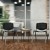 Flash Furniture RUT-F01A-BK-GG HERCULES Series 880 Lb. Capacity Black Plastic Stack Chair with Titanium Frame addl-9