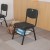 Flash Furniture RUT-GK01-BK-BAS-GG HERCULES Series 880 Lb. Capacity Black Plastic Chair with Black Frame and Book Basket addl-2