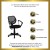 Flash Furniture WA-3074-BK-A-GG Black Mesh Computer Chair with Arms addl-2