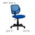 Flash Furniture WA-3074-BL-GG Blue Mesh Computer Chair addl-1