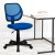 Flash Furniture WA-3074-BL-GG Blue Mesh Computer Chair addl-3