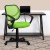 Flash Furniture WA-3074-GN-A-GG Green Mesh Computer Chair with Arms addl-3