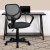 Flash Furniture WA-3074-GY-A-GG Gray Mesh Computer Chair with Arms addl-3