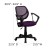 Flash Furniture WA-3074-PUR-A-GG Purple Mesh Computer Chair with Arms addl-1