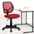 Flash Furniture WA-3074-RD-GG Red Mesh Computer Chair addl-3