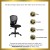 Flash Furniture WL-3958SYG-BK-GG Mid-Back Designer Back Task Chair with Padded Fabric Seat addl-1