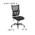 Flash Furniture WL-5029SYG-GG HERCULES Series Big & Tall Black Mesh Office Chair, 400 Lb. Capacity addl-1
