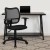 Flash Furniture WL-A277-BK-A-GG Contemporary Mesh Task Chair Black Fabric Seat and Arms addl-2