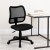 Flash Furniture WL-A277-BK-GG Contemporary Mesh Task Chair Black Fabric Seat addl-3