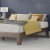 Flash Furniture YKC-1090-Q-WAL-GG Walnut Finish Wood Queen Platform Bed with Wooden Support Slats addl-5