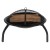Flash Furniture YL-230-GG 22.5" Foldable Wood Burning Firepit with Mesh Spark Screen and Poker addl-10