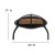 Flash Furniture YL-230-GG 22.5" Foldable Wood Burning Firepit with Mesh Spark Screen and Poker addl-6