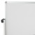 Flash Furniture YU-YCI-001-CK-GG 45.25"W x 54.75"H Reversible Mobile Cork Bulletin Board and White Board with Pen Tray addl-10