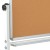 Flash Furniture YU-YCI-001-CK-GG 45.25"W x 54.75"H Reversible Mobile Cork Bulletin Board and White Board with Pen Tray addl-9