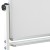Flash Furniture YU-YCI-001-GG 45.25"W x 54.75"H Double-Sided Mobile White Board with Pen Tray addl-7
