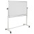 Flash Furniture YU-YCI-002-CK-GG 53"W x 59"H Reversible Mobile Cork Bulletin Board and White Board with Pen Tray addl-8