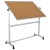 Flash Furniture YU-YCI-003-CK-GG 53"W x 62.5"H Reversible Mobile Cork Bulletin Board and White Board with Pen Tray addl-5