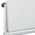 Flash Furniture YU-YCI-003-GG 53"W x 62.5"H Double-Sided Mobile White Board with Pen Tray addl-7