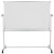 Flash Furniture YU-YCI-005-CK-GG 64.25"W x 64.75"H Reversible Mobile Cork Bulletin Board and White Board with Pen Tray addl-14