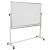Flash Furniture YU-YCI-005-CK-GG 64.25"W x 64.75"H Reversible Mobile Cork Bulletin Board and White Board with Pen Tray addl-8
