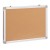 Flash Furniture YU-YCN-001-GG 17.75"W x 11.75"H Personal Sized Natural Cork Board with Aluminum Frame addl-2