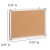 Flash Furniture YU-YCN-001-GG 17.75"W x 11.75"H Personal Sized Natural Cork Board with Aluminum Frame addl-5