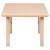 Flash Furniture YU-YCX-002-2-SQR-TBL-NAT-GG 24" Square Natural Plastic Height Adjustable Activity Table addl-6