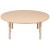 Flash Furniture YU-YCX-005-2-ROUND-TBL-NAT-GG 45" Round Natural Plastic Height Adjustable Activity Table addl-6